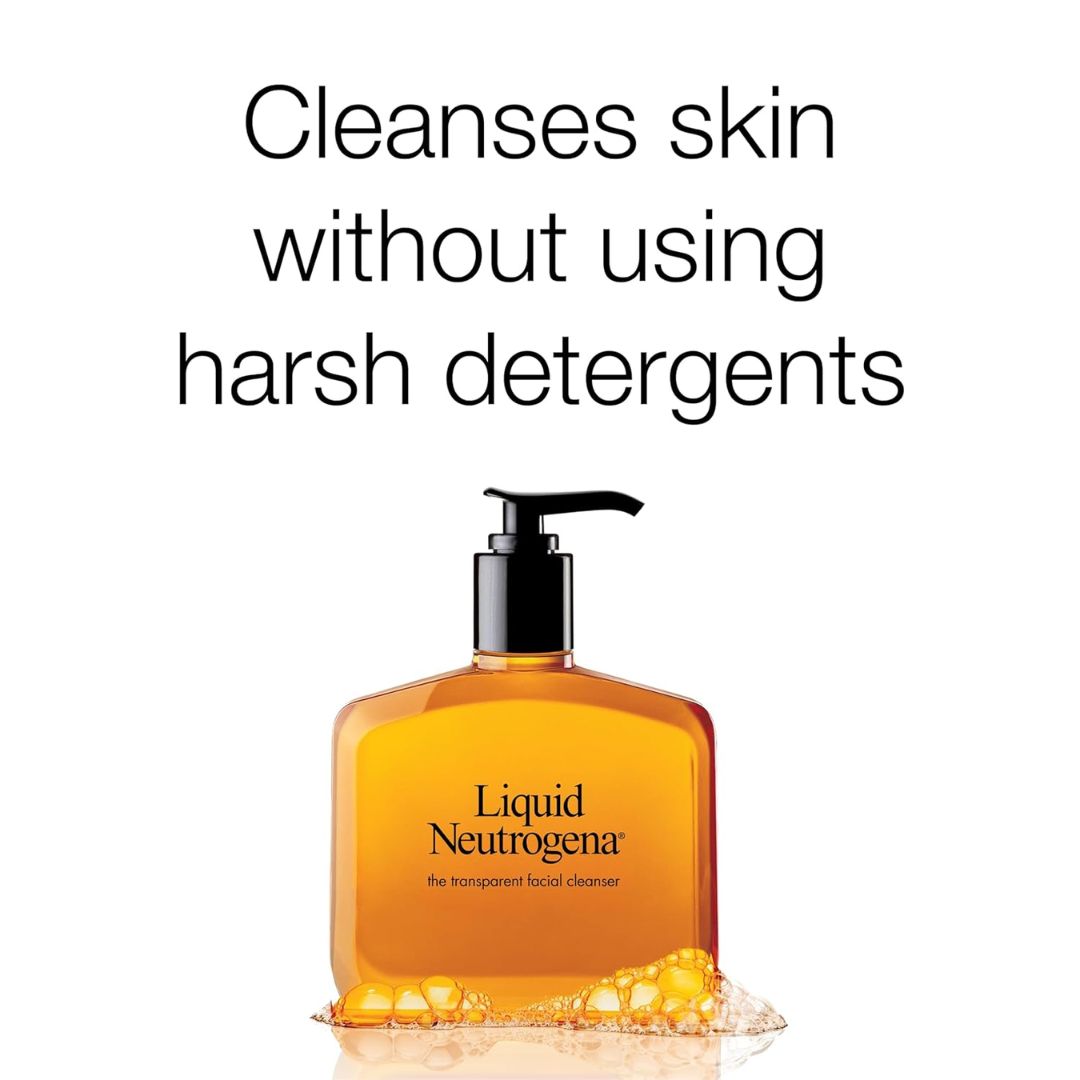 Neutrogena Liquid Fragrance Free Transparent Facial Cleanser 236ml,885136184653