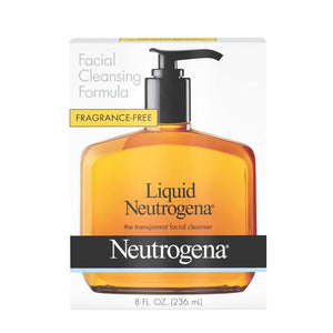 Neutrogena Liquid Fragrance Free Transparent Facial Cleanser 236ml,885136184653