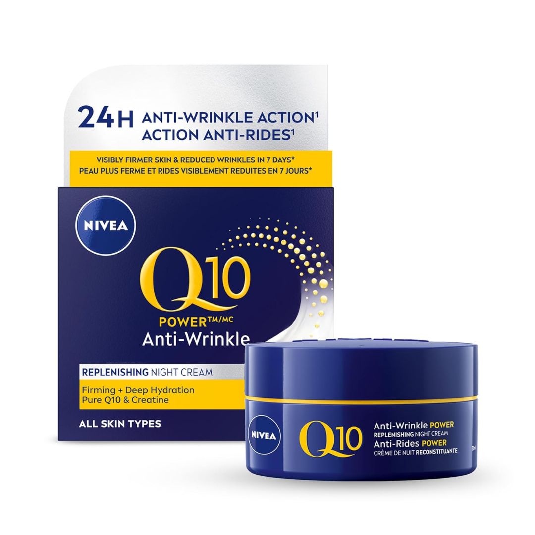 Nivea Q10 Anti-Wrinkle Power Revitalizing Night Cream For All Skin Types 50ml