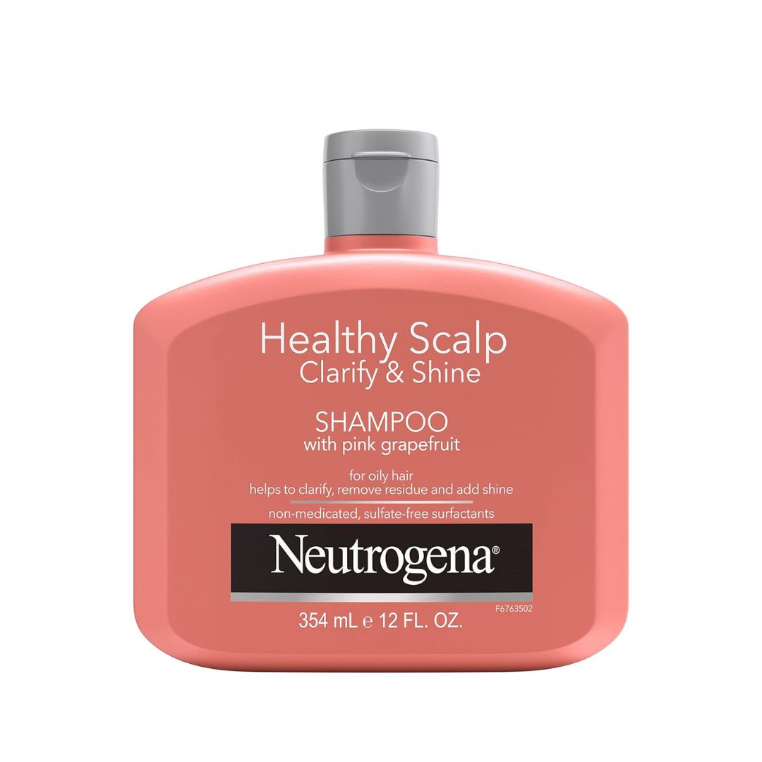 Neutrogena Healthy Scalp Clarify & Shine Pink Grapefruit Shampoo & Conditioner For Oily Hair 354ml,052800676350