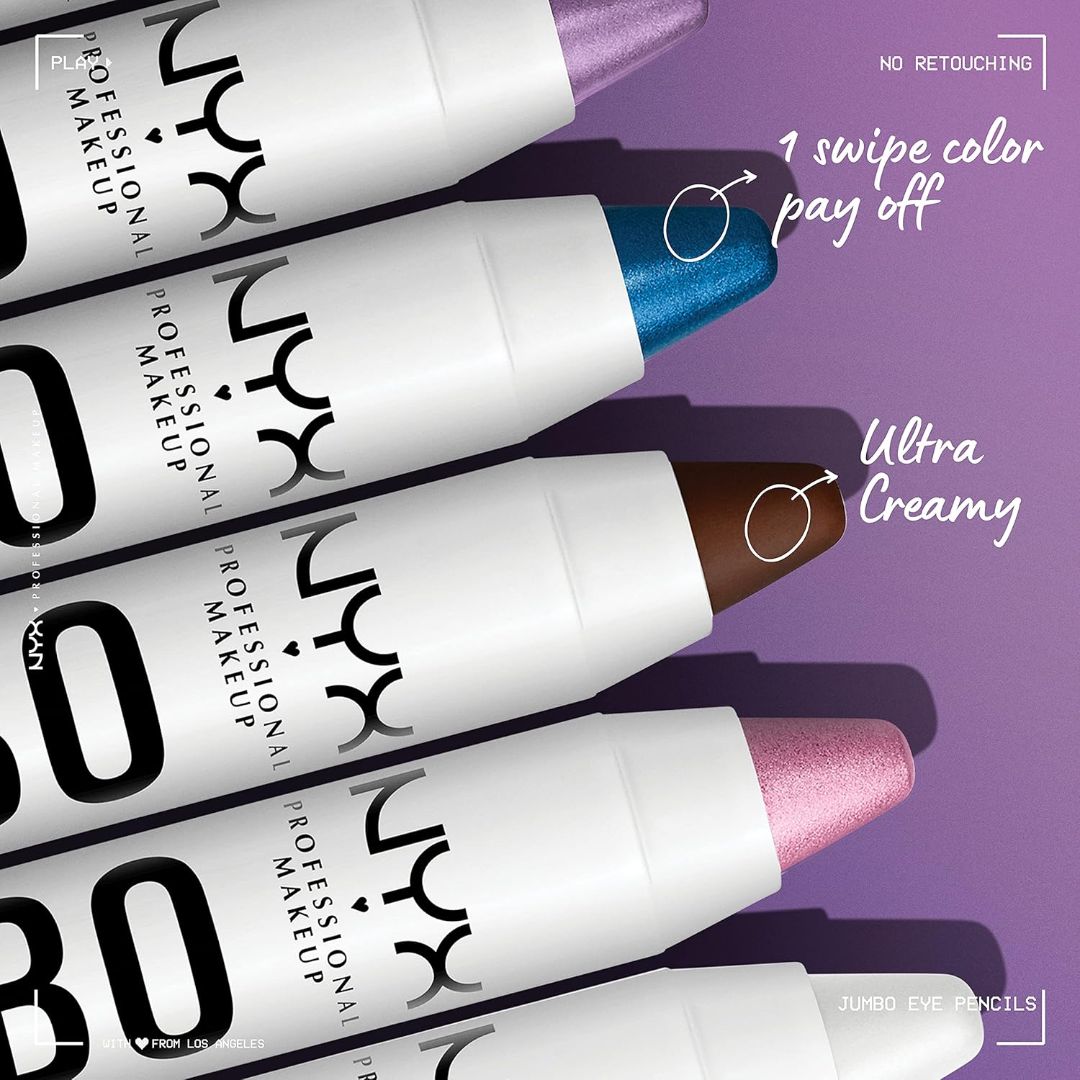 NYX Professional Makeup Jumbo Milk White Eye Pencil 5g,800897115029