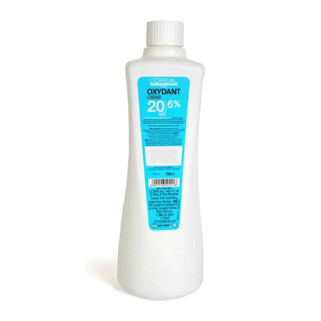 L'Oreal Paris Professionnel Oxydant Creme 20 Volume 6% Hair Color Developer 1000ml,8901526404216
