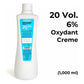 L'Oreal Paris Professionnel Oxydant Creme 20 Volume 6% Hair Color Developer 1000ml,8901526404216