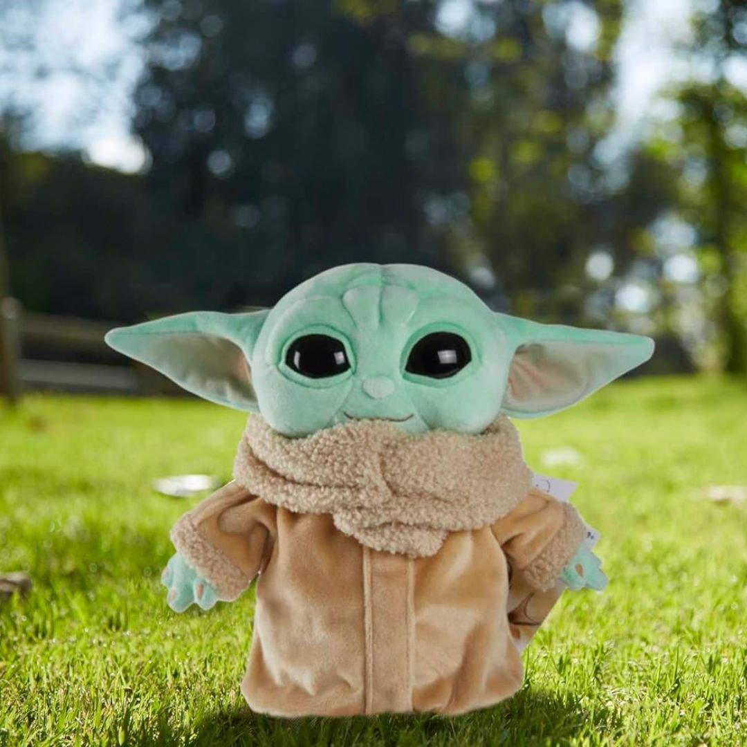 Mattel Star Wars The Mandalorian Baby Yoda 8-Inch Plushie Toy,887961940732