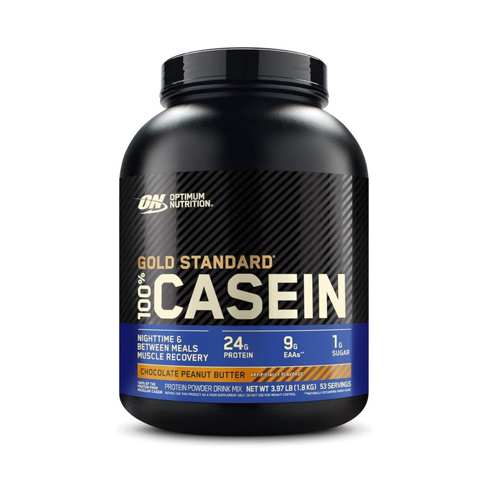Optimum Nutrition Gold Standard 100% Casein Chocolate Peanut Butter Flavor Protein Powder 1.8kg