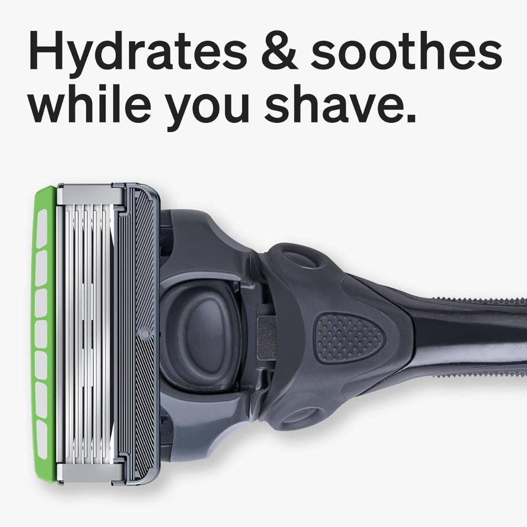 Schick Hydro Sensitive 5 Blades 2 Cartridges & 1 Razor For Men,841058000204