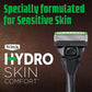 Schick Hydro Sensitive 5 Blades 2 Cartridges & 1 Razor For Men,841058000204
