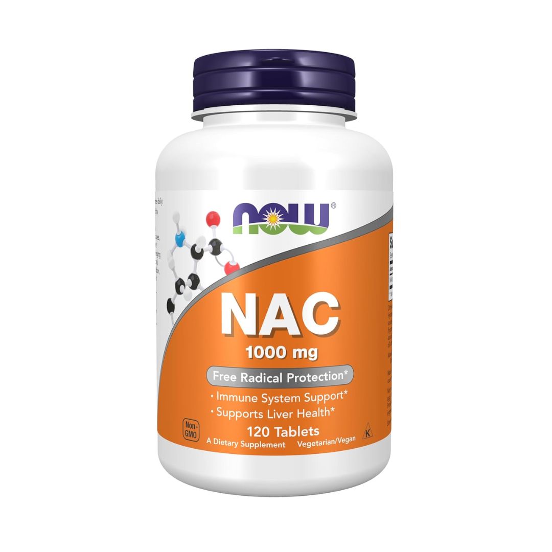 Now Foods NAC 1000mg 120 Veg Tablets,733739001856