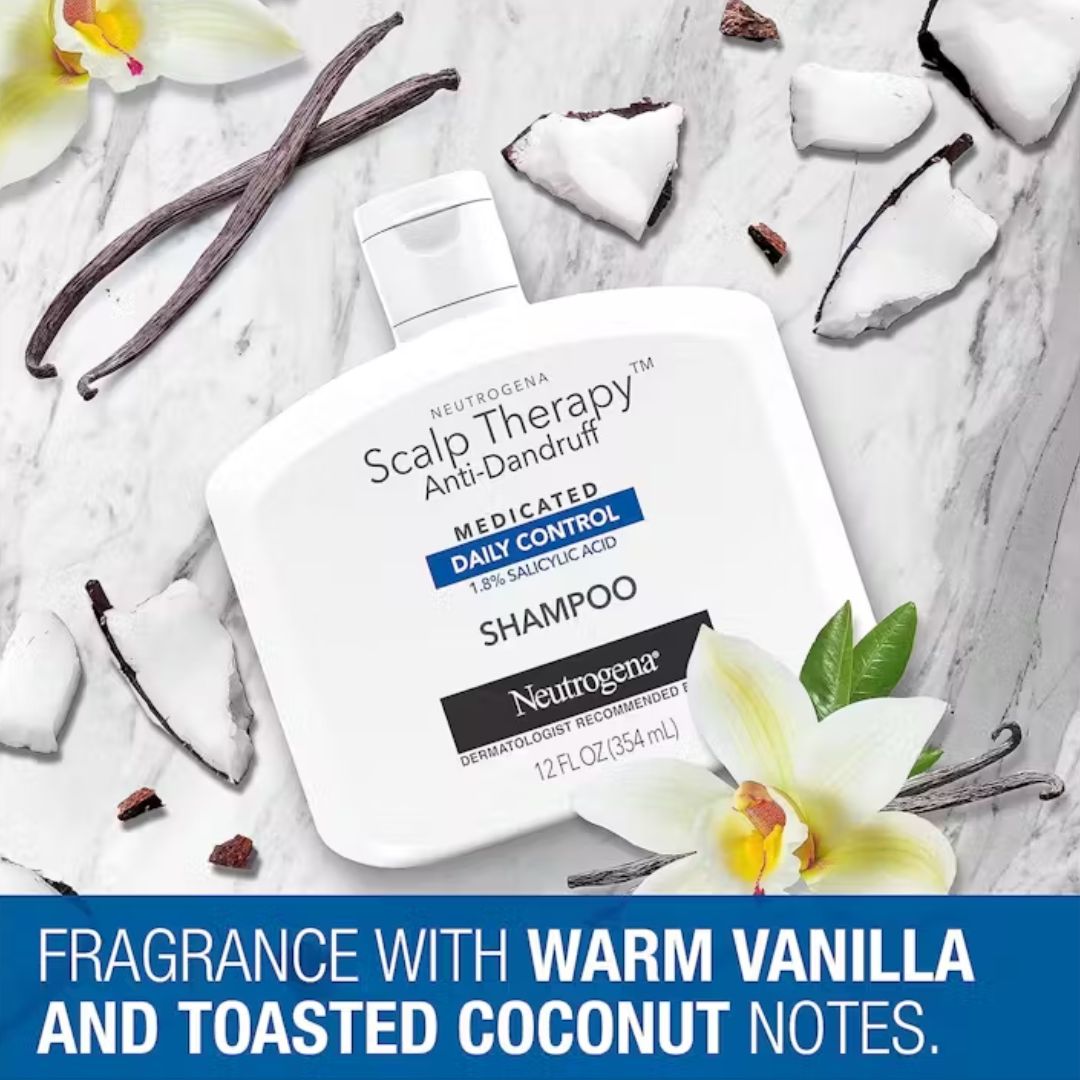Neutrogena Scalp Therapy Anti-Dandruff Daily Control Medicated Shampoo 354ml,070501103357