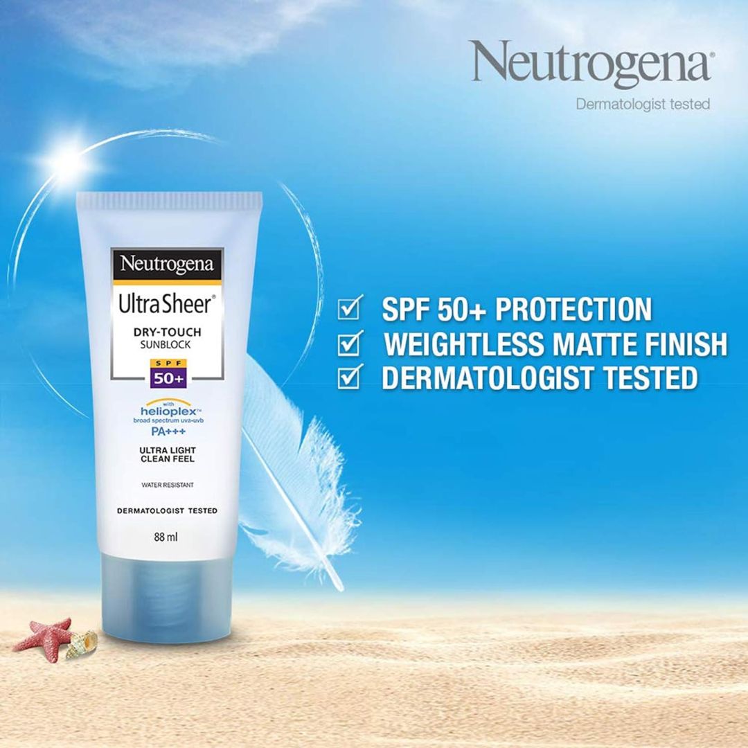 Neutrogena Ultra Sheer Dry-Touch Sunblock SPF 50+ PA++++ Sunscreen 88ml