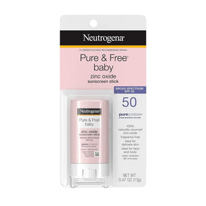 Neutrogena Baby Pure & Free SPF 50 Zinc Oxide Sunscreen Stick 13g