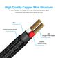 New Bee Guitar Cable 10ft Electric Instrument Bass AMP Cord For Electric Mandolin, Pro Audio (Right Angle To Straight, Black),