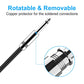 New Bee Guitar Cable 6ft Electric Instrument Cable Bass AMP Cord 1/4 Straight To Straight For Electric Guitar, Bass Guitar, Electric Mandolin, Pro Audio, Black,