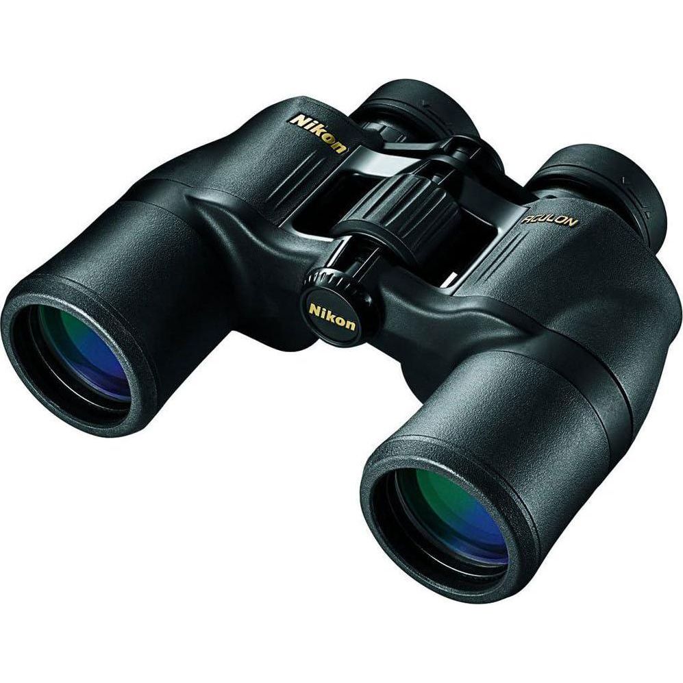 Nikon ACULON A211 10x50 Binocular | Multilayer Coating, Porro Prism Binocular With Turn And Slide Eyecups, Tripod Adaptable | Official Nikon USA Model,
