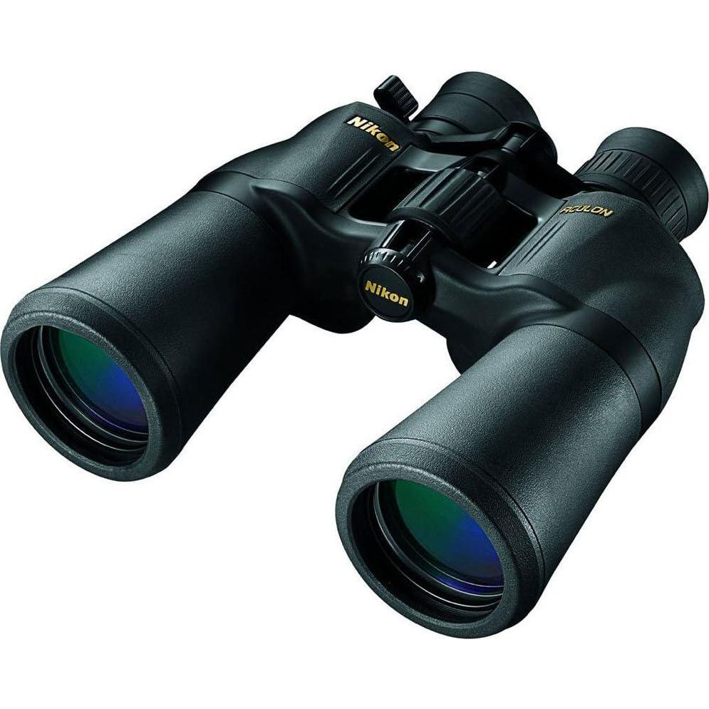 Nikon ACULON A211 10-22x50 Binocular | Multilayer Coating, Porro Prism Binocular With Turn And Slide Eyecups, Tripod Adaptable | Official Nikon USA Model,