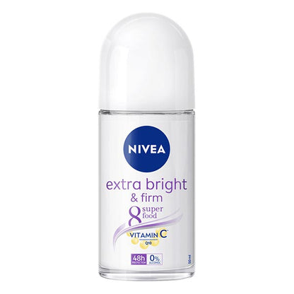 Nivea Extra Bright & Firm 8 Super Food Vitamin C Antiperspirant Roll-On 50ml