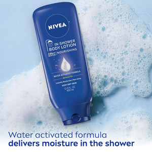 Nivea Nourishing Almond Oil In-Shower Body Lotion For Very Dry Skin 400ml