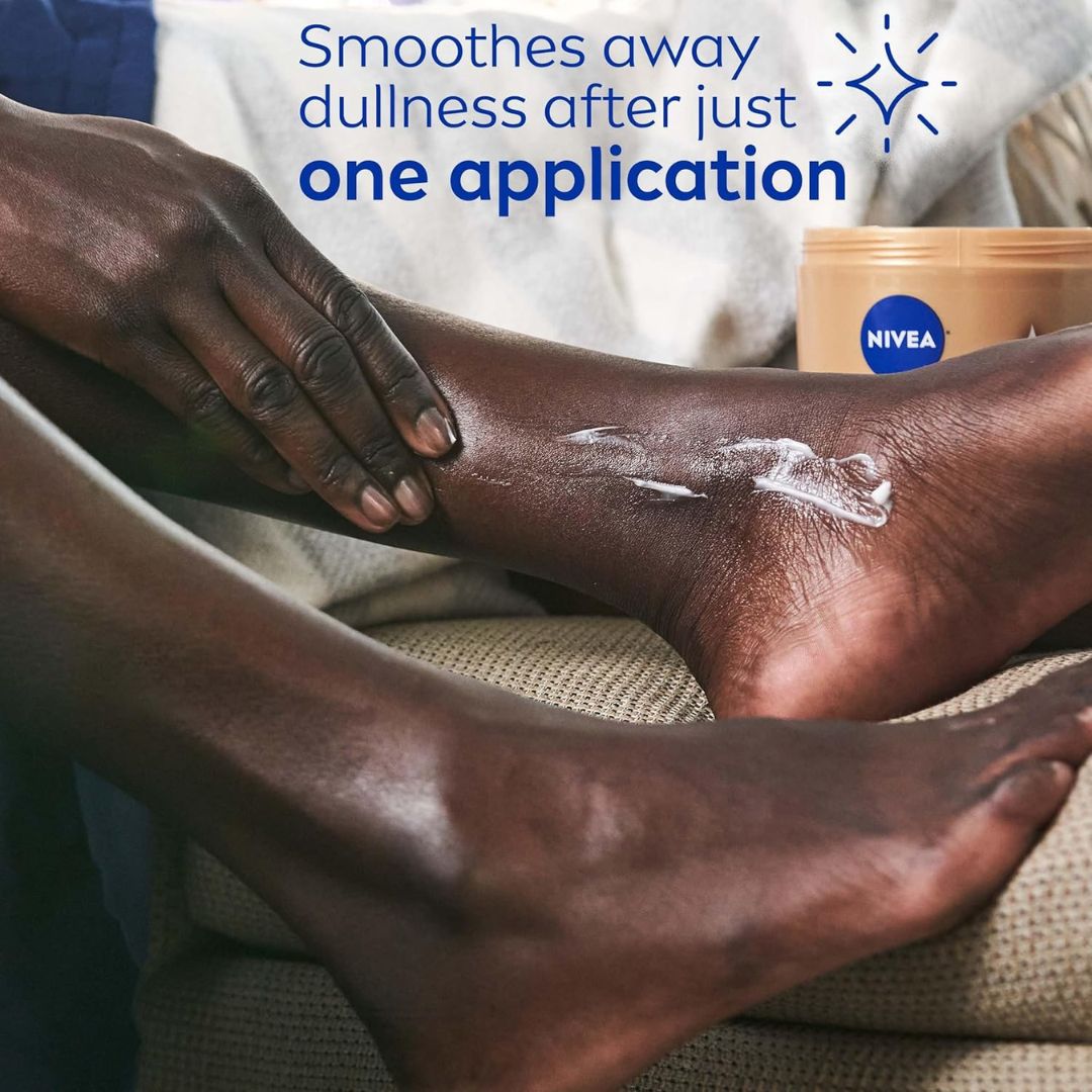 Nivea Cocoa Butter & Vitamin E Deep Nourishing Serum Body Cream For Dry Skin 454g,072140021399