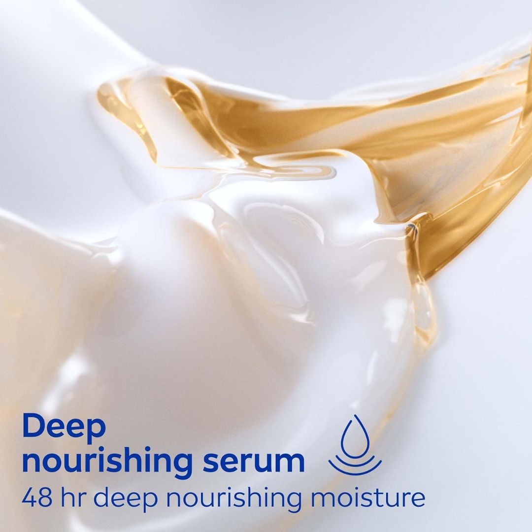 Nivea Cocoa Butter & Vitamin E Deep Nourishing Serum Body Cream For Dry Skin 454g,072140021399