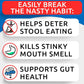 Poo Chews for Dogs Coprophagia Stool Eating Deterrent Poultry Flavor 120 ct with Probiotics Digestive Enzymes Breath Support