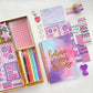 Nollh DIY Journal Kit for Girls, Stationery Set & Scrapbook Supplies, Ages 8–14, Tween Craft Gift