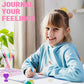 Nollh DIY Journal Kit for Girls, Stationery Set & Scrapbook Supplies, Ages 8–14, Tween Craft Gift