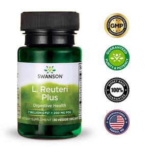 Swanson L. Reuteri Plus 30 Veg Capsules