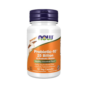 Now Foods Probiotic-10 25 Billion 50 Veg Capsules,733739029263,