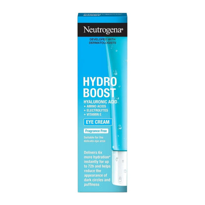 Neutrogena Hydro Boost Hyaluronic Acid Fragrance Free Eye Cream 15ml