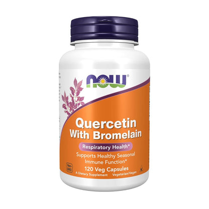 Now Foods Quercetin With Bromelain 120 Veg Capsules