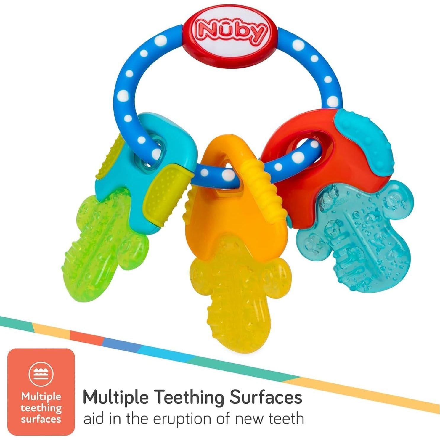 Nuby Ice Gel Teether Keys,