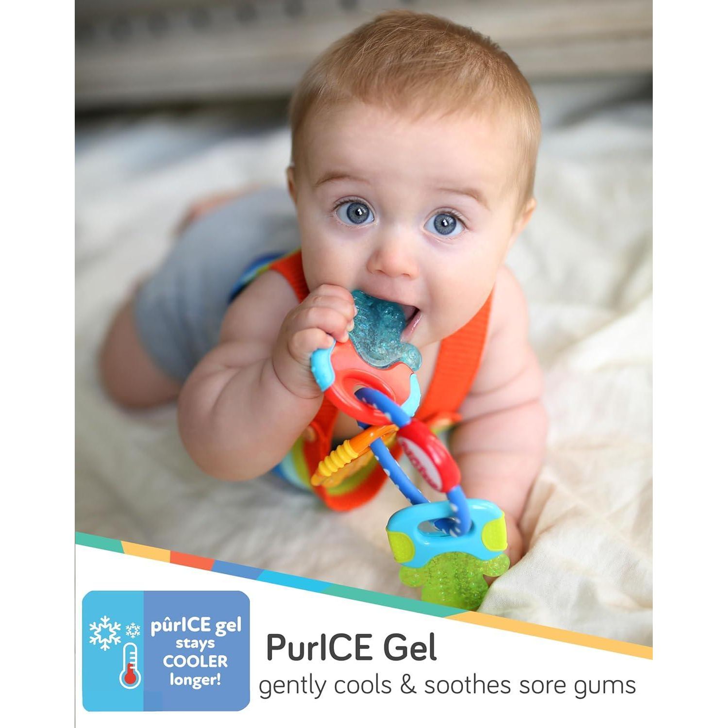 Nuby Ice Gel Teether Keys,