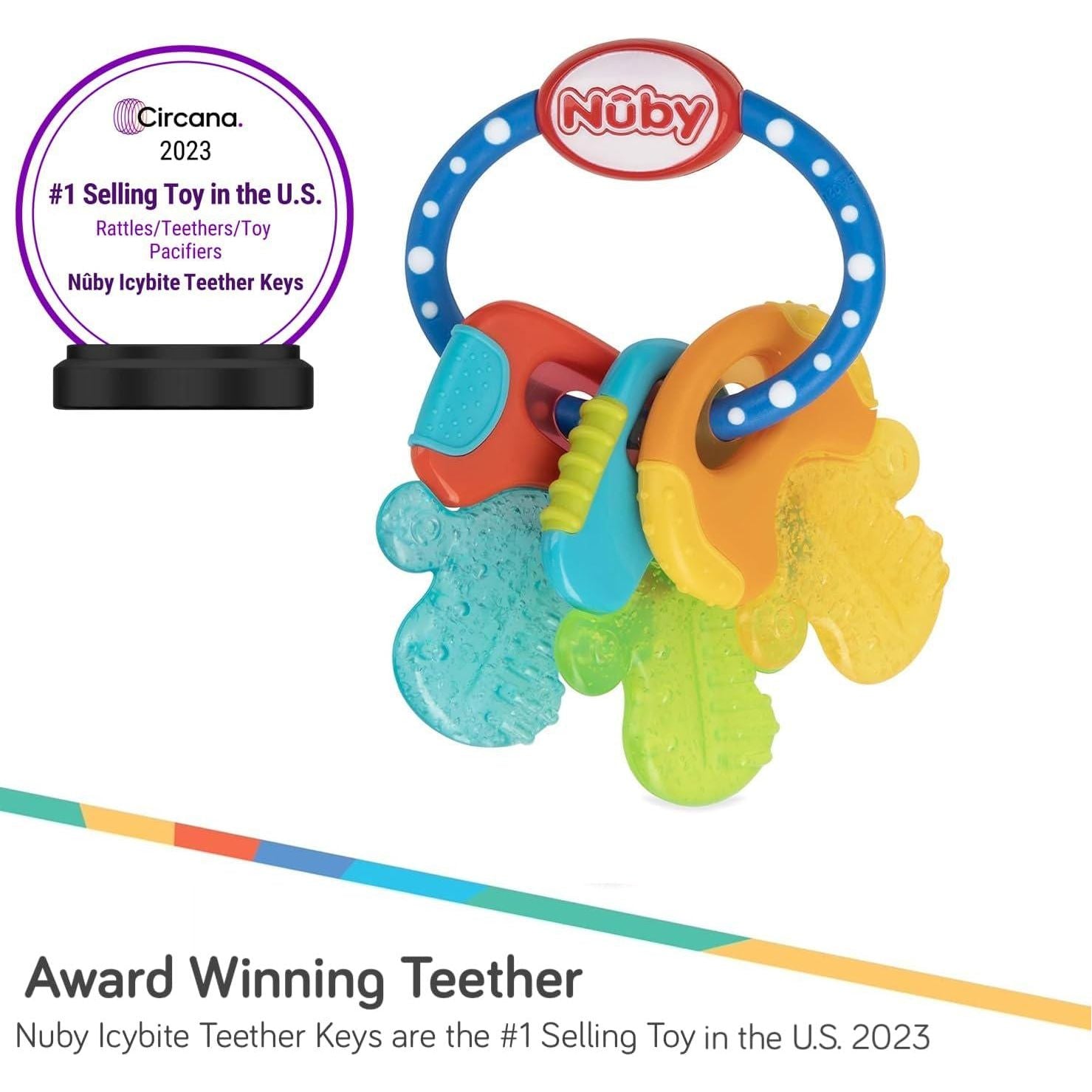 Nuby Ice Gel Teether Keys,