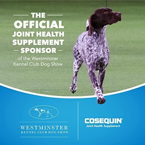 Nutramax Laboratories Cosequin Maximum Strength Joint Health Supplement For Dogs - With Glucosamine, Chondroitin, And MSM, 60 Chewable Tablets,