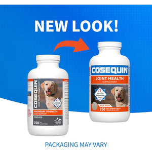 Cosequin Maximum Strength Joint Health Supplement for Dogs 250 Chewable Tablets with MSM