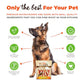 NutriChomps 6 Inch Braided Dog Chews 10 Count Rawhide Free Real Chicken Peanut Butter Milk Flavor