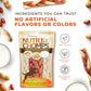 NutriChomps 6 Inch Braided Dog Chews Pack of 4 Rawhide Free Easy to Digest Real Chicken PB and Milk Flavors