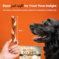 NutriChomps 6 Inch Braided Dog Chews 10 Count Rawhide Free Real Chicken Peanut Butter Milk Flavor