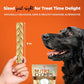NutriChomps 6 Inch Braided Dog Chews Pack of 4 Rawhide Free Easy to Digest Real Chicken PB and Milk Flavors