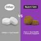 Nutri Vet Dog Probiotics Liver and Cheese Flavor 120 Soft Chews Digestive Support and Pet Supplement for Puppies