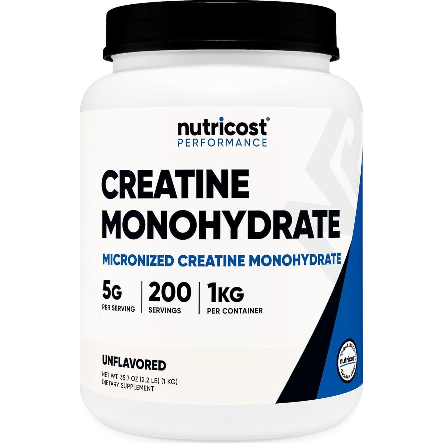 Nutricost Creatine Monohydrate Micronized Powder, 1kg, Pure Creatine Monohydrate