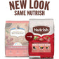 Nutrish Real Beef Dry Dog Food Pea Brown Rice Whole Health Blend 40 lb Bag