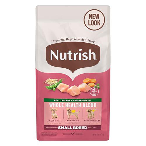 Rachael Ray Nutrish Little Bites Dry Dog Food Chicken and Veggies Recipe for Small Breeds 6 lb Bag