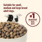 Rachael Ray Nutrish Beef Pea Brown Rice Dry Dog Food 28 lb Bag Whole Health Blend Formula