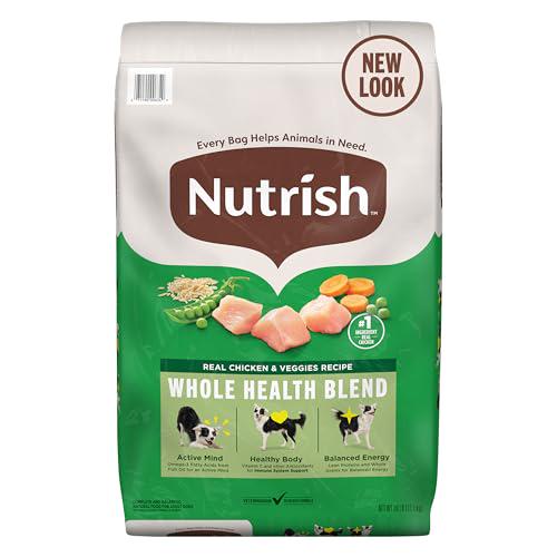 Rachael Ray Nutrish Dry Dog Food 28 lb Bag Real Chicken and Veggies Whole Health Blend Packaging May Vary
