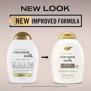 OGX Nourishing + Coconut Milk Shampoo & Conditioner 385ml new look