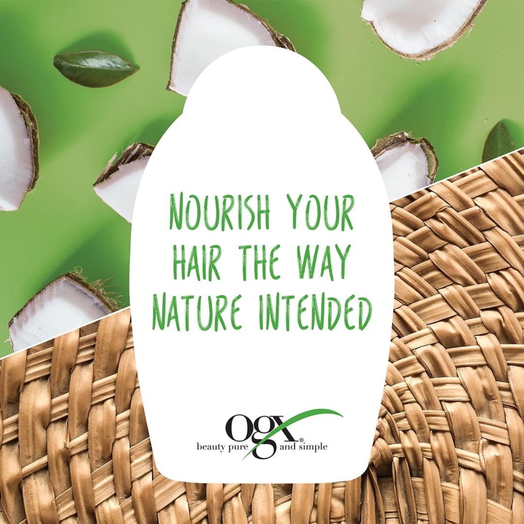 OGX Nourishing + Coconut Milk Shampoo & Conditioner 385ml,022796970053