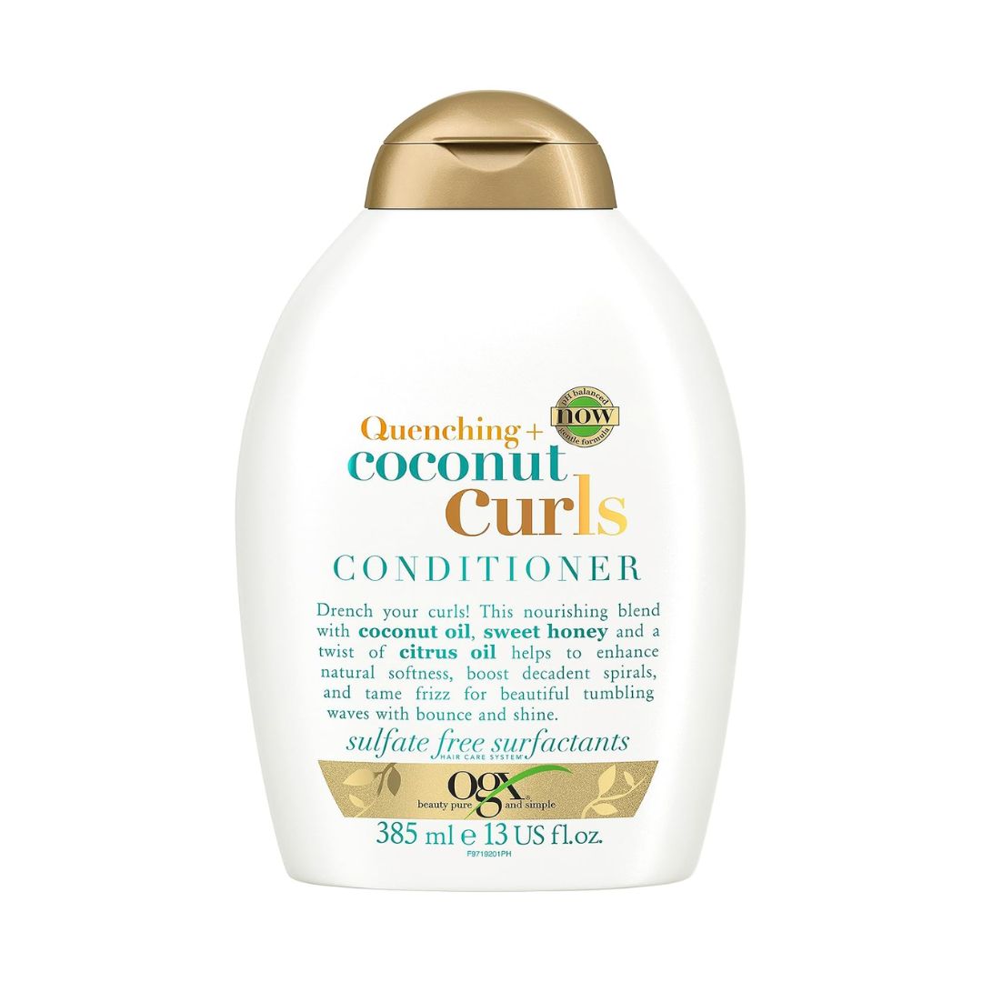 OGX Quenching + Coconut Curls Shampoo & Conditioner 385ml,022796971920