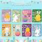 Ohome Easter Stickers Craft Kit for Kids, 24 Sheets, DIY Bunny Egg Sticker Decorations for Easter Gifts/Parties