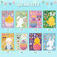 Ohome Easter Stickers Craft Kit for Kids, 24 Sheets, DIY Bunny Egg Sticker Decorations for Easter Gifts/Parties